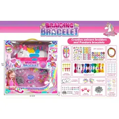 EVERSO - Set Para Hacer Pulseras Cuentas De Unicornio Para Niñas