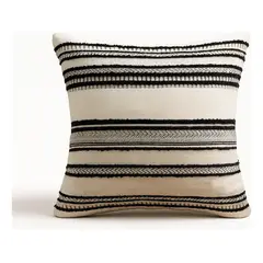 ARMONIA - Unda cojín chenille beige decorativa sofá elegante 759