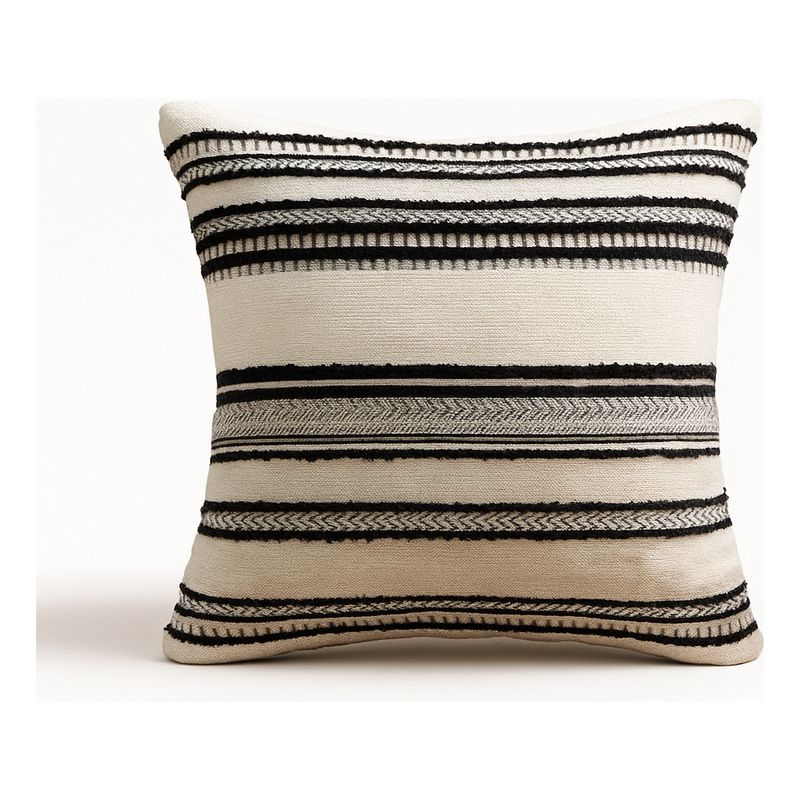 ARMONIA - unda cojín chenille beige decorativa sofá elegante 759
