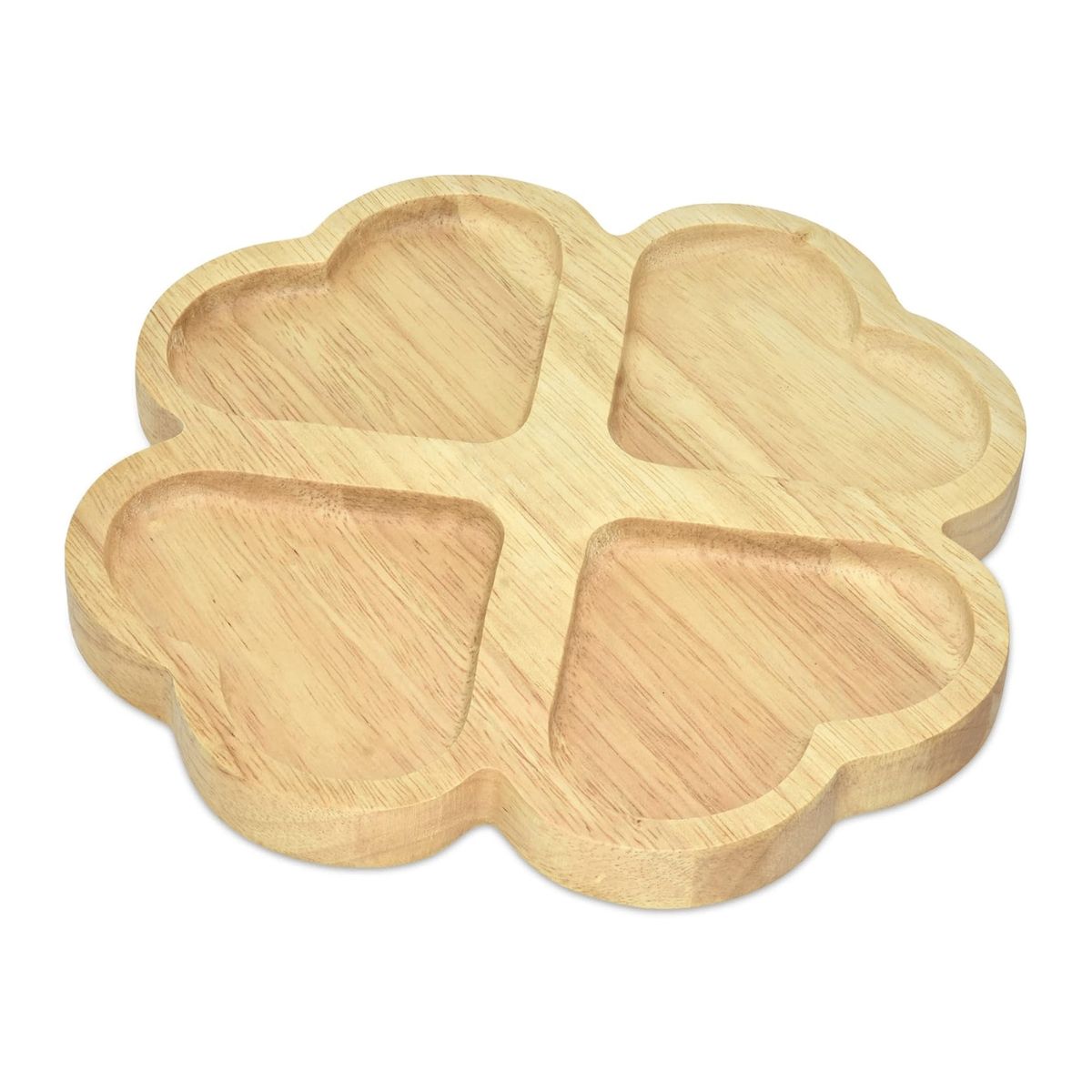 HOMESTAR - Bandeja Madera con Divisiones - 21 cm.