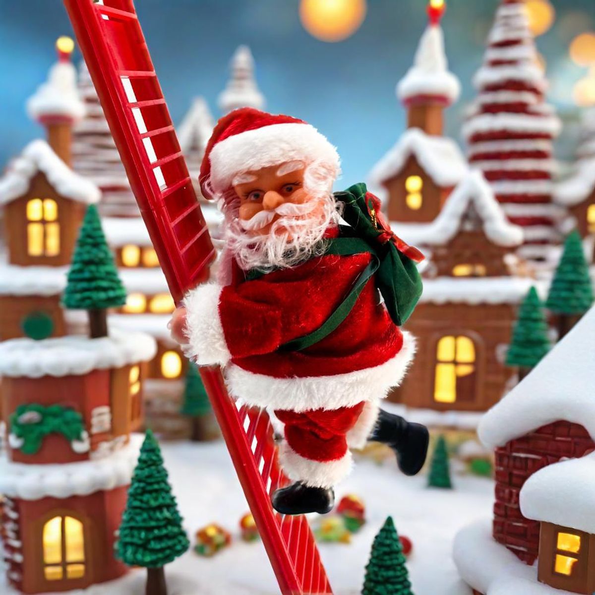 GENERICO - Papá Noel Escalador Eléctrico De