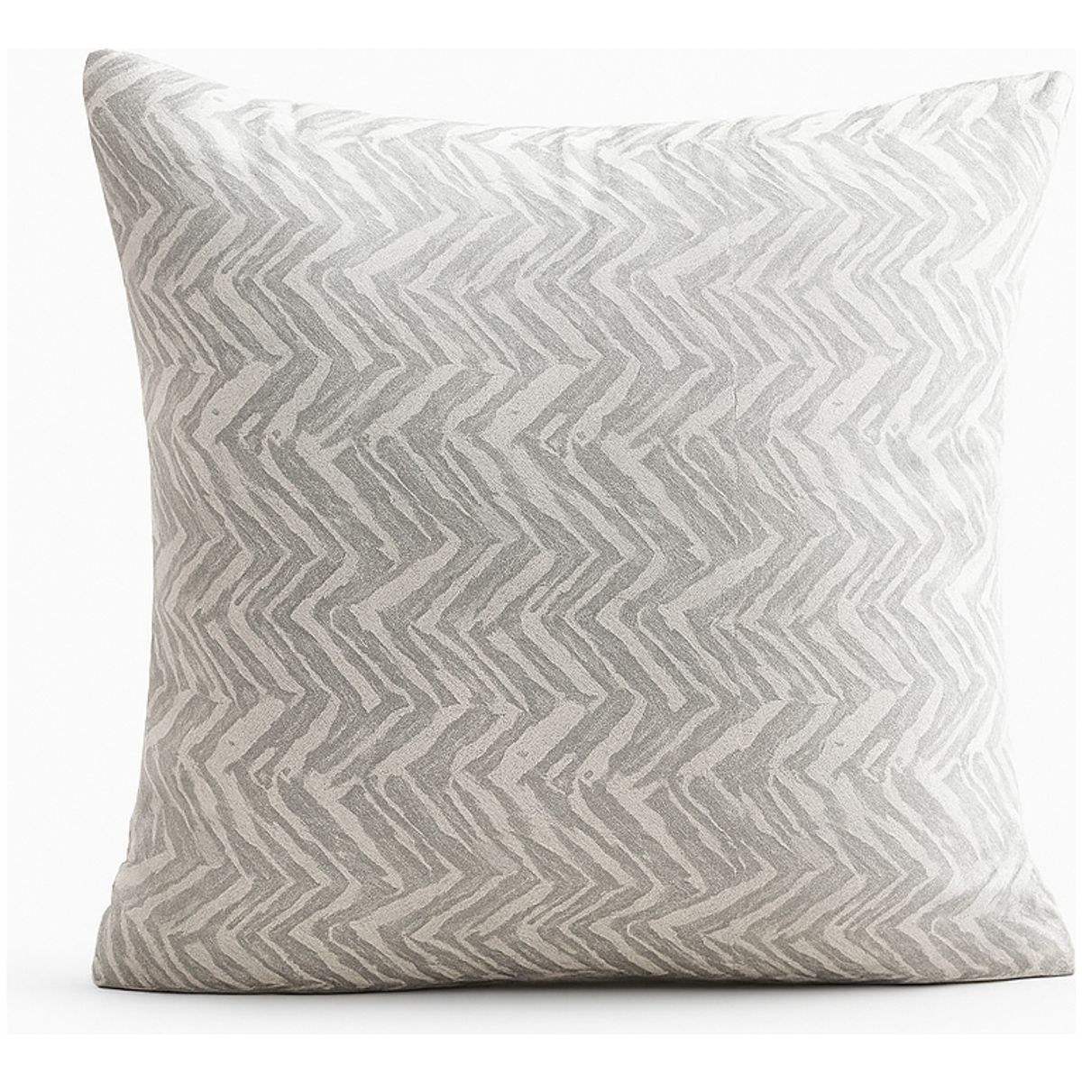 ARMONIA - Funda cojín chenille gris decorativa sofá elegante 760