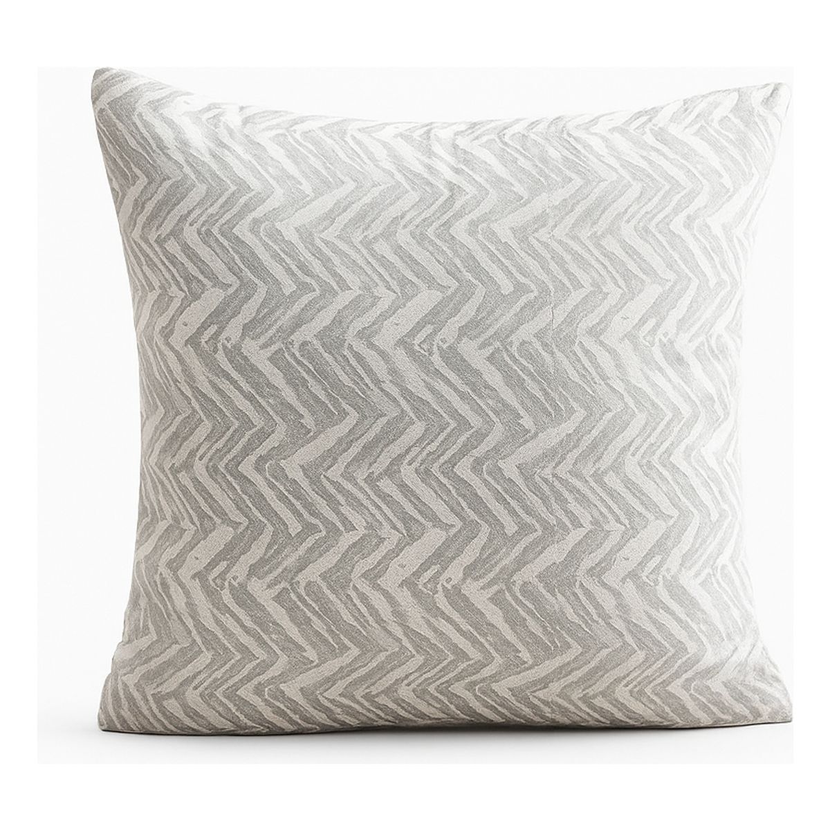 ARMONIA - Funda cojín chenille gris decorativa sofá elegante 760