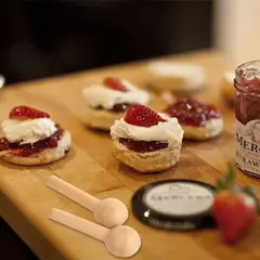 HOMESTAR - Pack Mini Cucharitas Madera Multiuso - 6 PCS