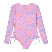 Traje de Baño Niña UV50 MLarga Rosado - Rosa