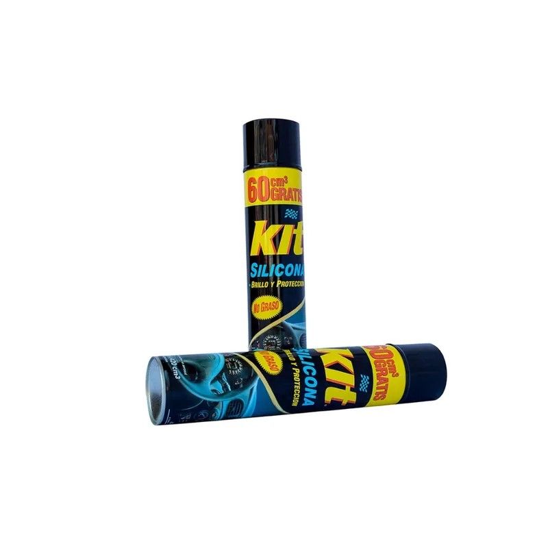 KIT - SILICONA PARA AUTOS KIT AEROSOL 480 ML PACK 12