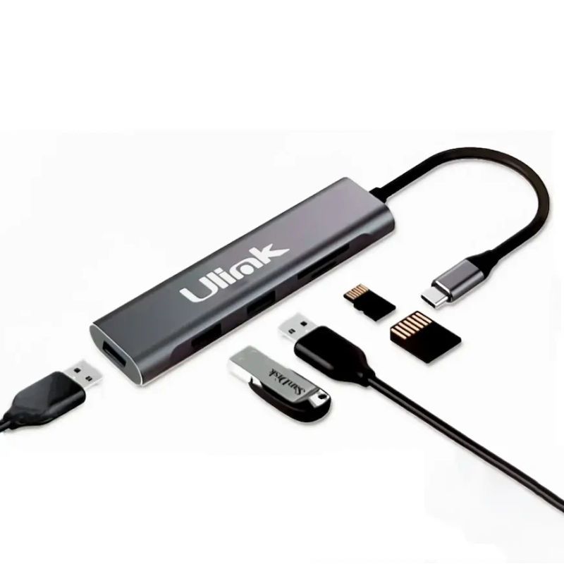 ULINK - Adaptador USB-C 5 en 1 Ulink UL-ADC530RD SD MicroSD USB