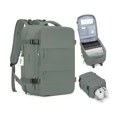 ATURE - Mochila De Viaje Avión Aprobado Gran Capacidad 40l