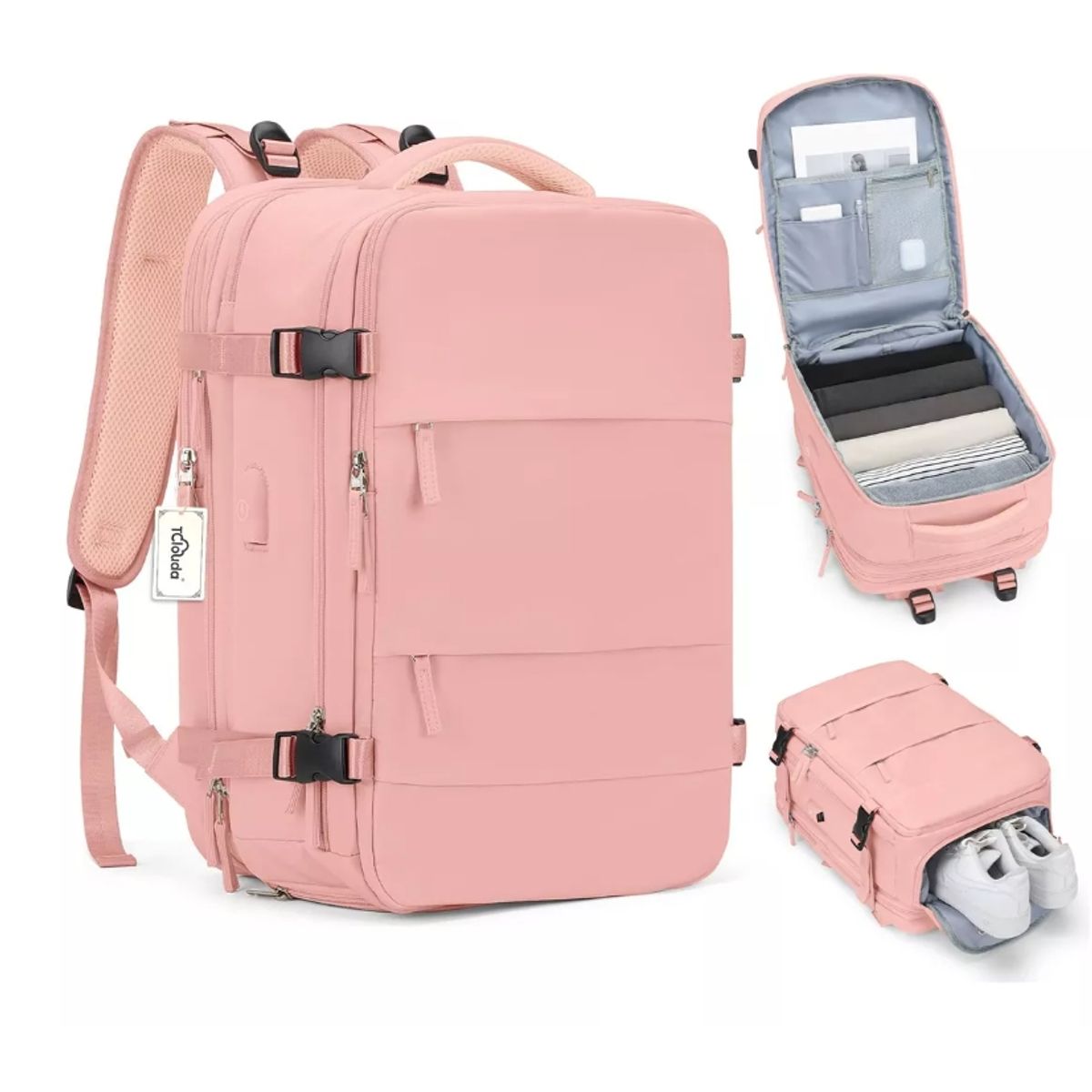 ATURE - Mochila De Viaje Avión Aprobado Gran Capacidad 40l