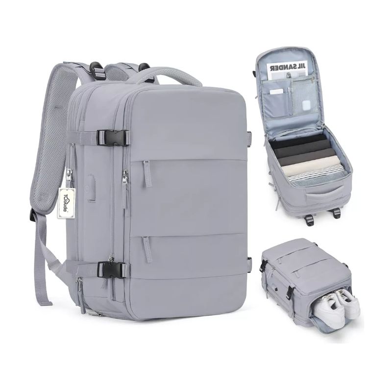 ATURE - Mochila De Viaje Avión Aprobado Gran Capacidad 40l