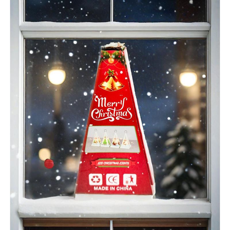 GENERICO - Decoraciones navideñas pequeña luz nocturna