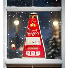 GENERICO - Decoraciones navideñas pequeña luz nocturna