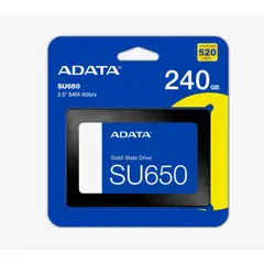 ADATA - Disco SSD 240GB SU650 25” 520MBs Estado Sólido