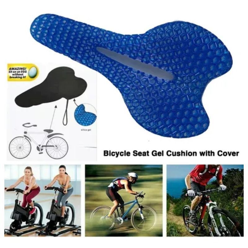 LISM - Funda Cubre Sillín Asiento Bicicleta Gel Acolchonado Sport