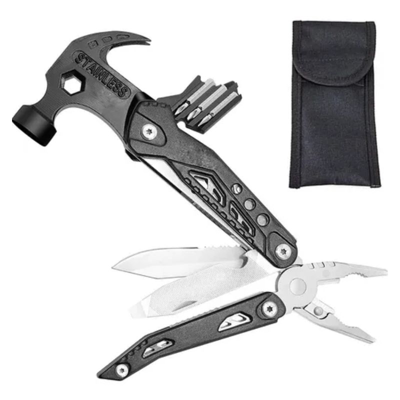 LISM - Kit Herramientas Supervivencia Portatil Pesca Camping 12en1