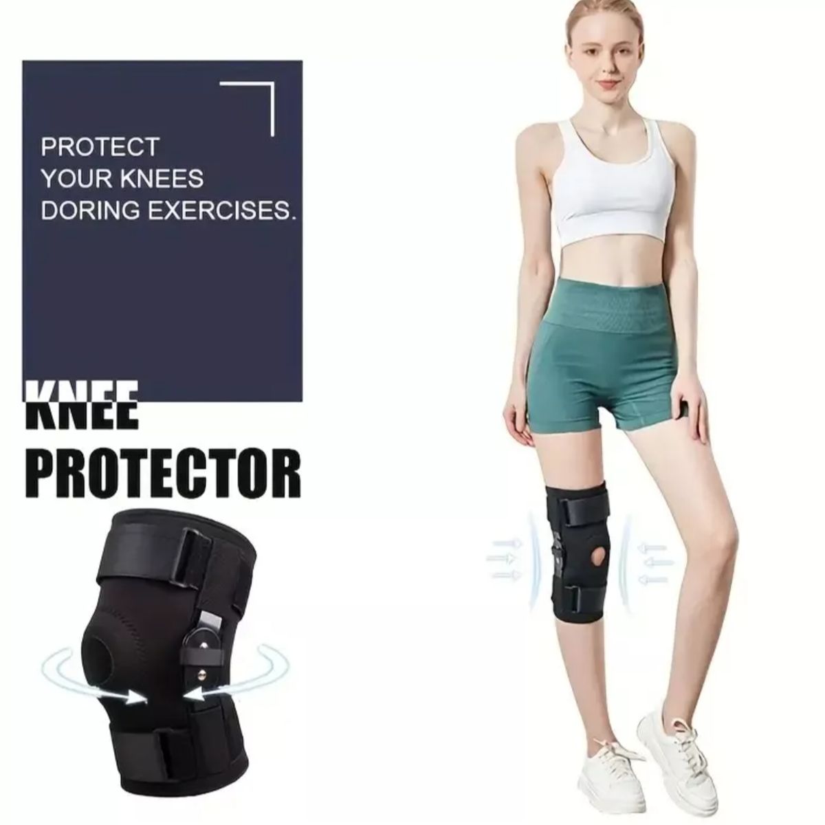 ATURE - Rodillera Bisagra Soporte Rótula Y Estabilidad