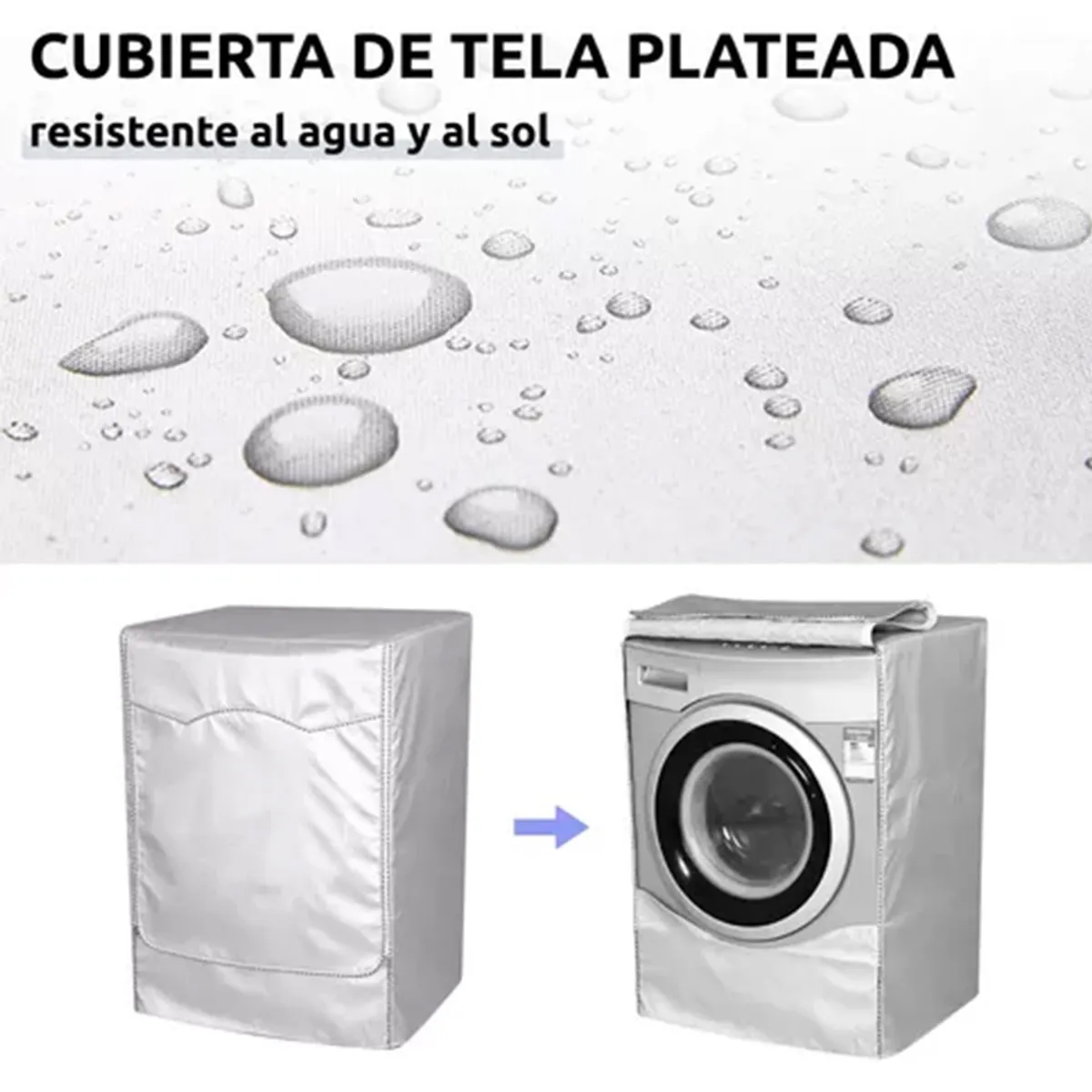 ATURE - Funda Protector Para Cubierta Lavadora De Tela Oxford L