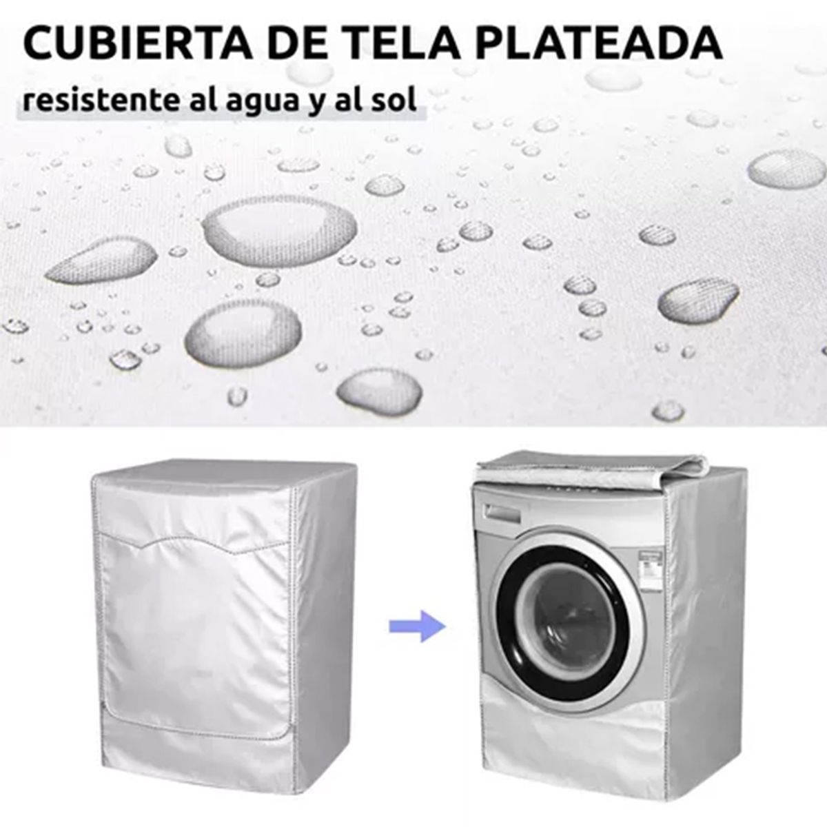 ATURE - Funda Protector Para Cubierta Lavadora De Tela Oxford XL