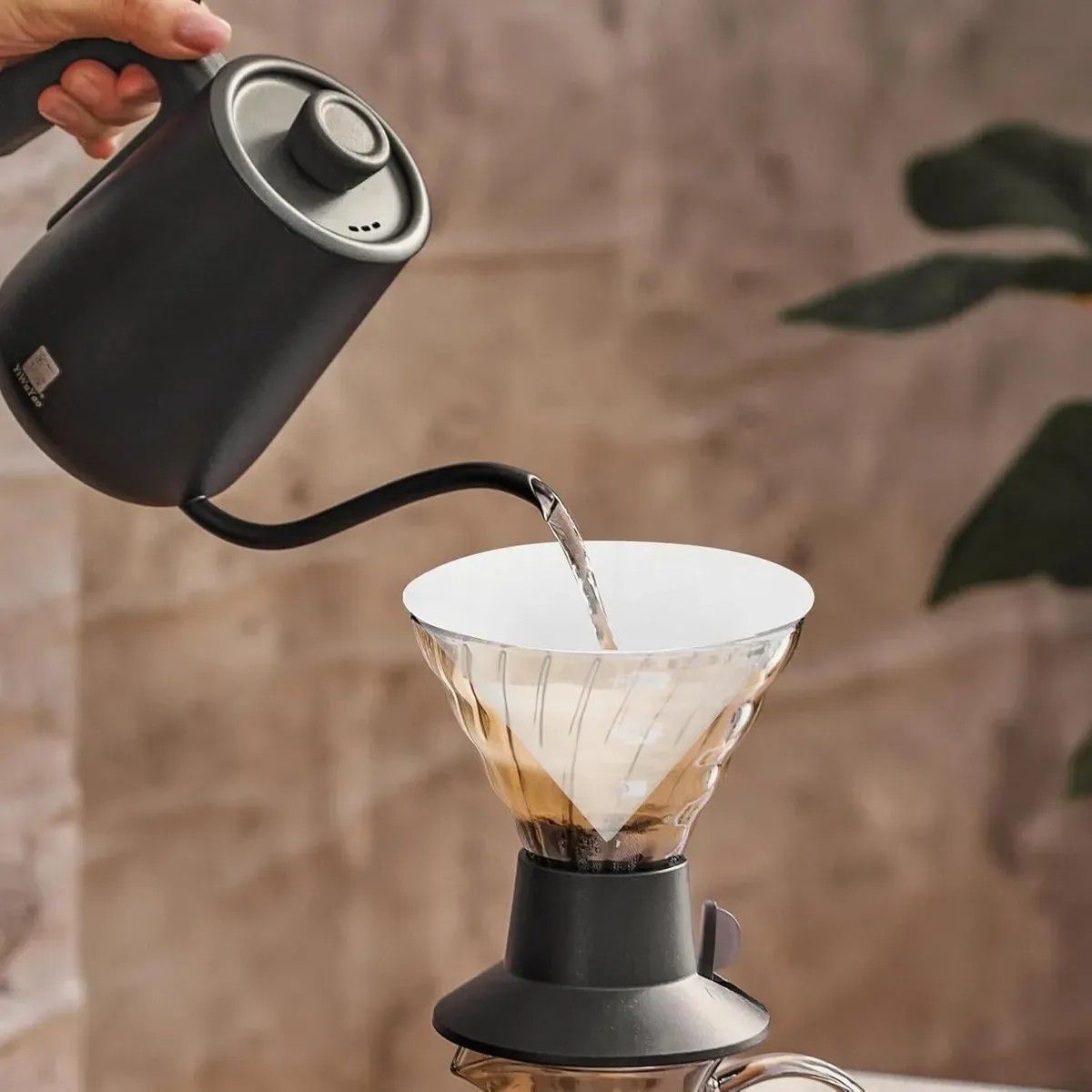 KUANGYE - 50 Filtros Conicos Para Filtrar Aceite De Freidoras