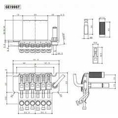 GOTOH - Puente GE1996T Oro 36mm Block