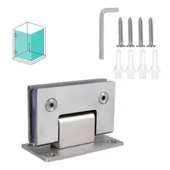KUANGYE - Bisagras Vidrio Sin Marco Puerta Ducha De 90 Grados,Para 8 A 12mm