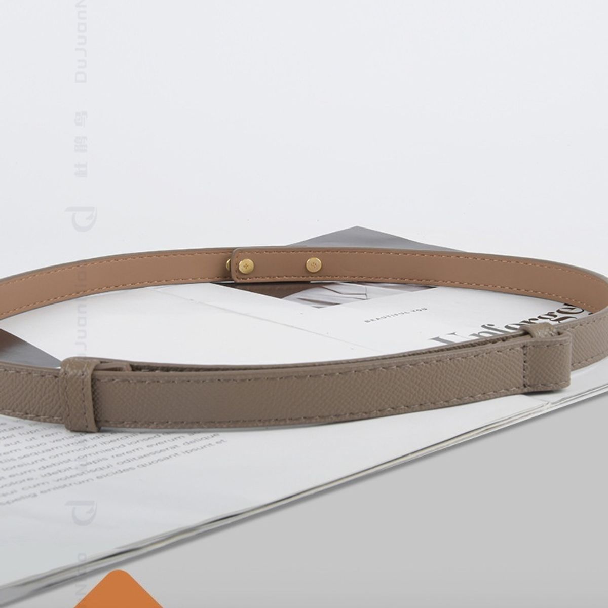 TIOZONEY - Cinturón Mujer-Rojo