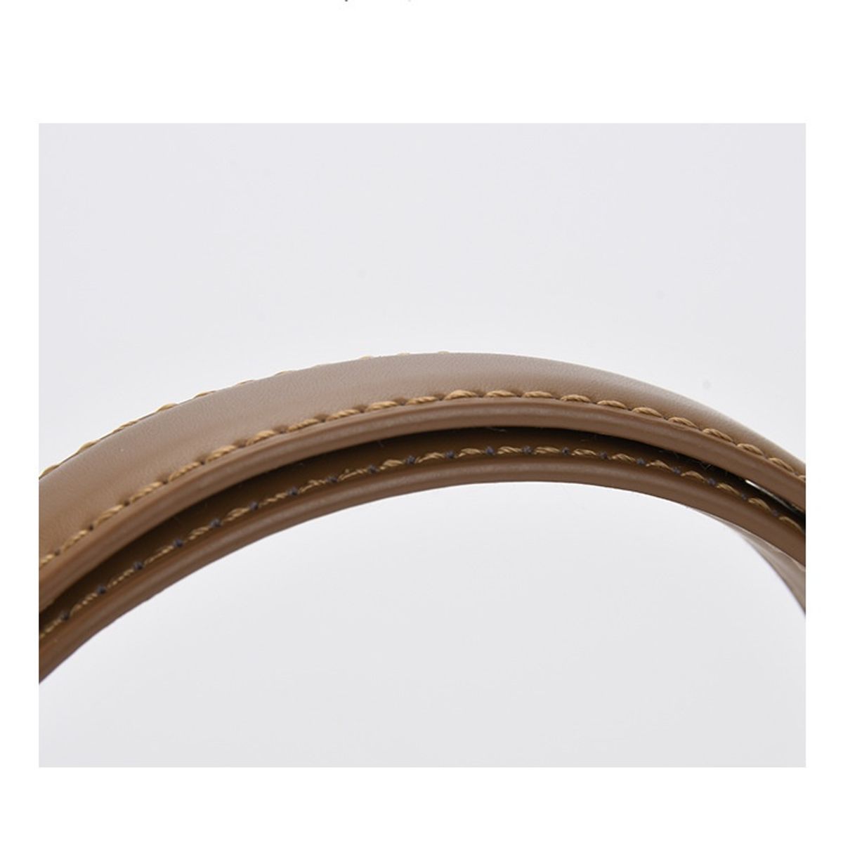 TIOZONEY - Cinturón Mujer-Beige