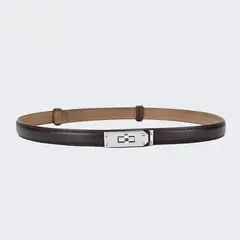 TIOZONEY - Cinturón Mujer-Café