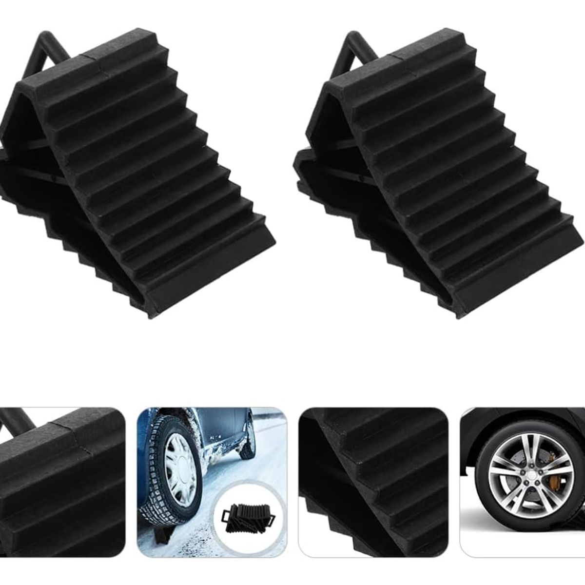 GENERICO - Pack 2 Cuña Para Auto Camionetas Antideslizamiento