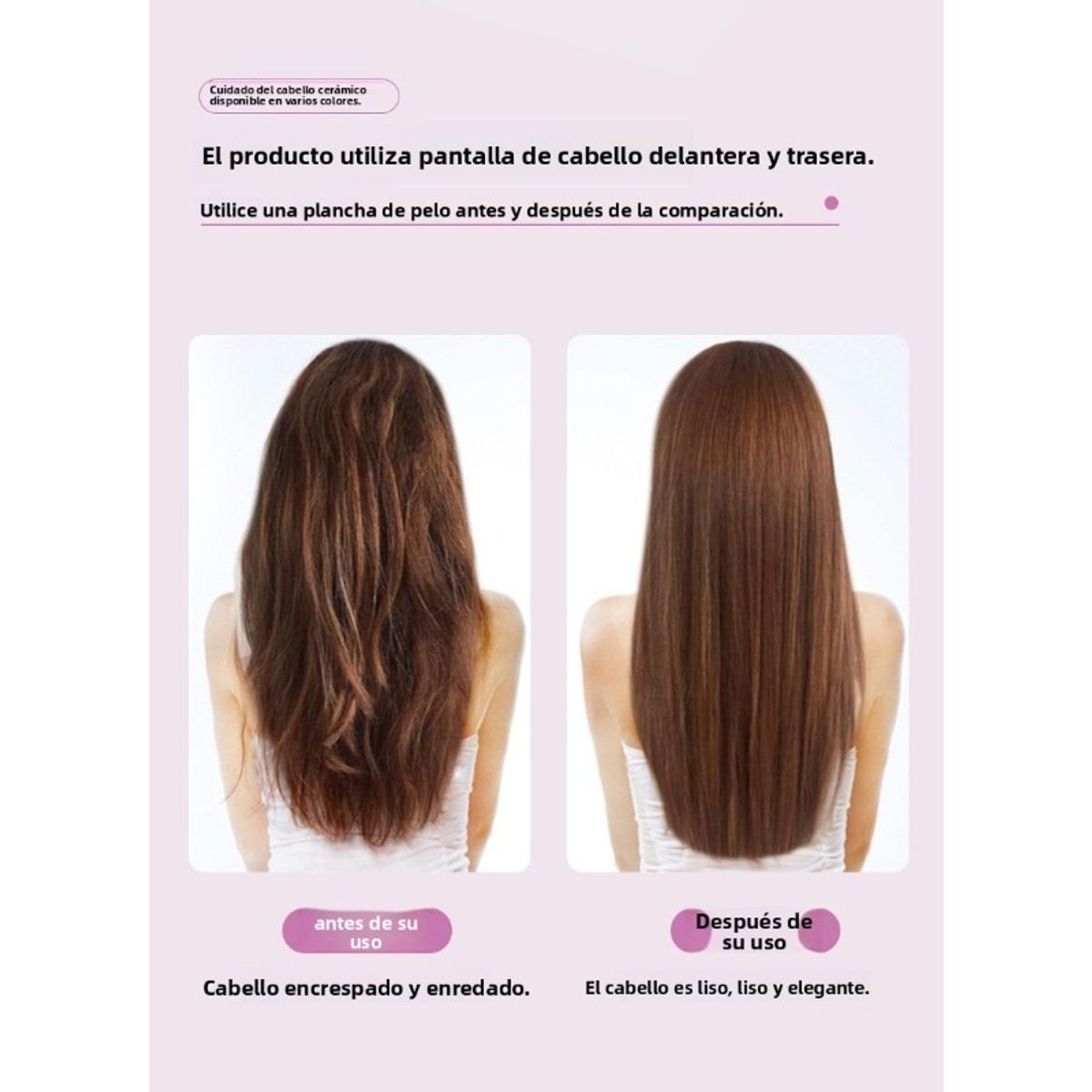 TIOZONEY - Wireless Plancha para alisar el pelo