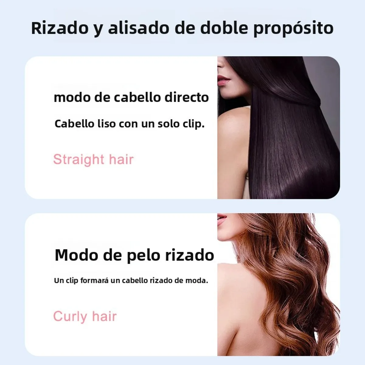 TIOZONEY - Plancha para alisar el pelo