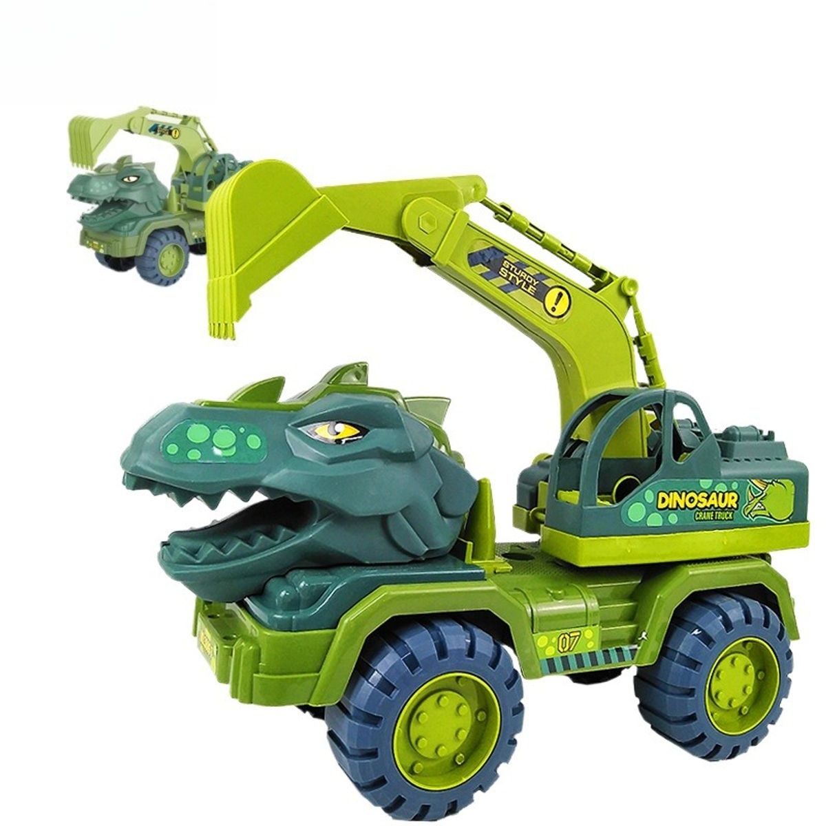 TIOZONEY - Coche de construcción dinosaurio para niños​