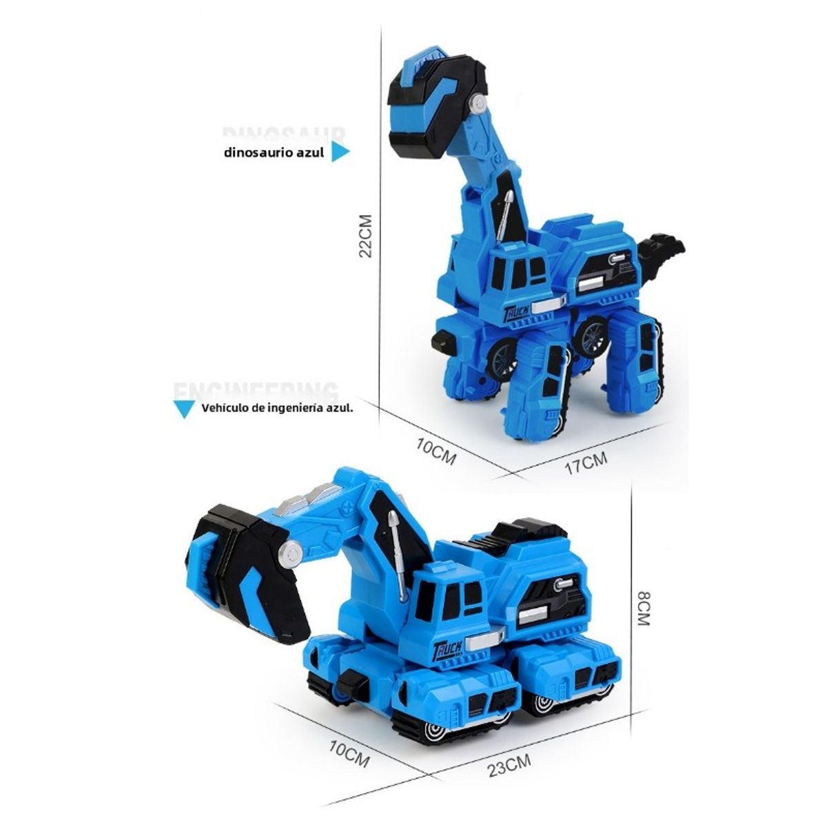 TIOZONEY - Excavadora Transformable Dinosaurio para Niños