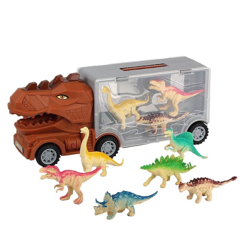 TIOZONEY - Camión de transporte dinosaurio para niños