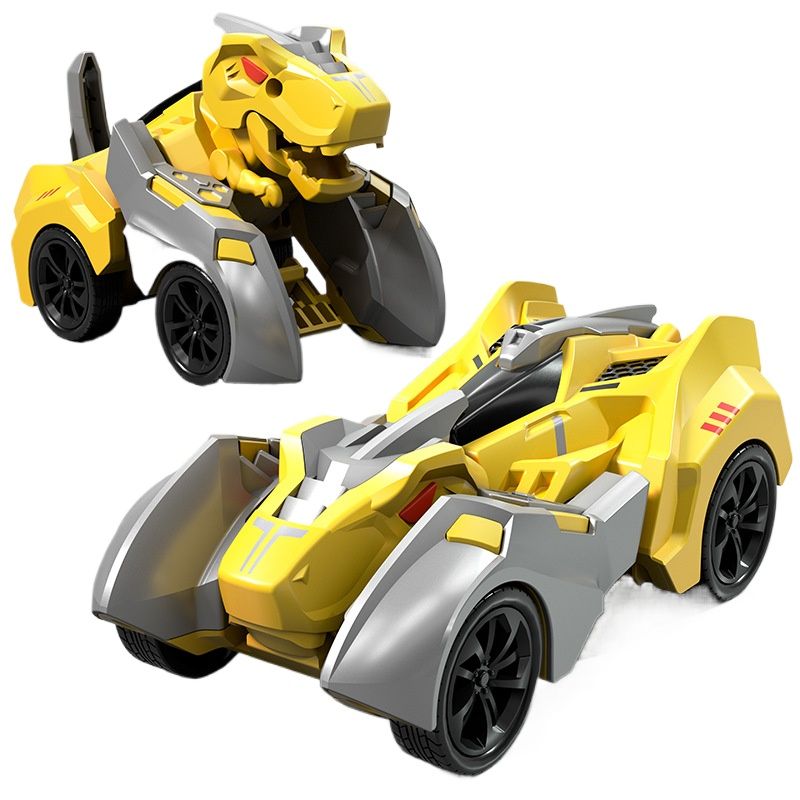 TIOZONEY - Transformable Dino-Coche de Carreras