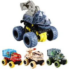 TIOZONEY - Coche de juguete dinosaurio 4pcs