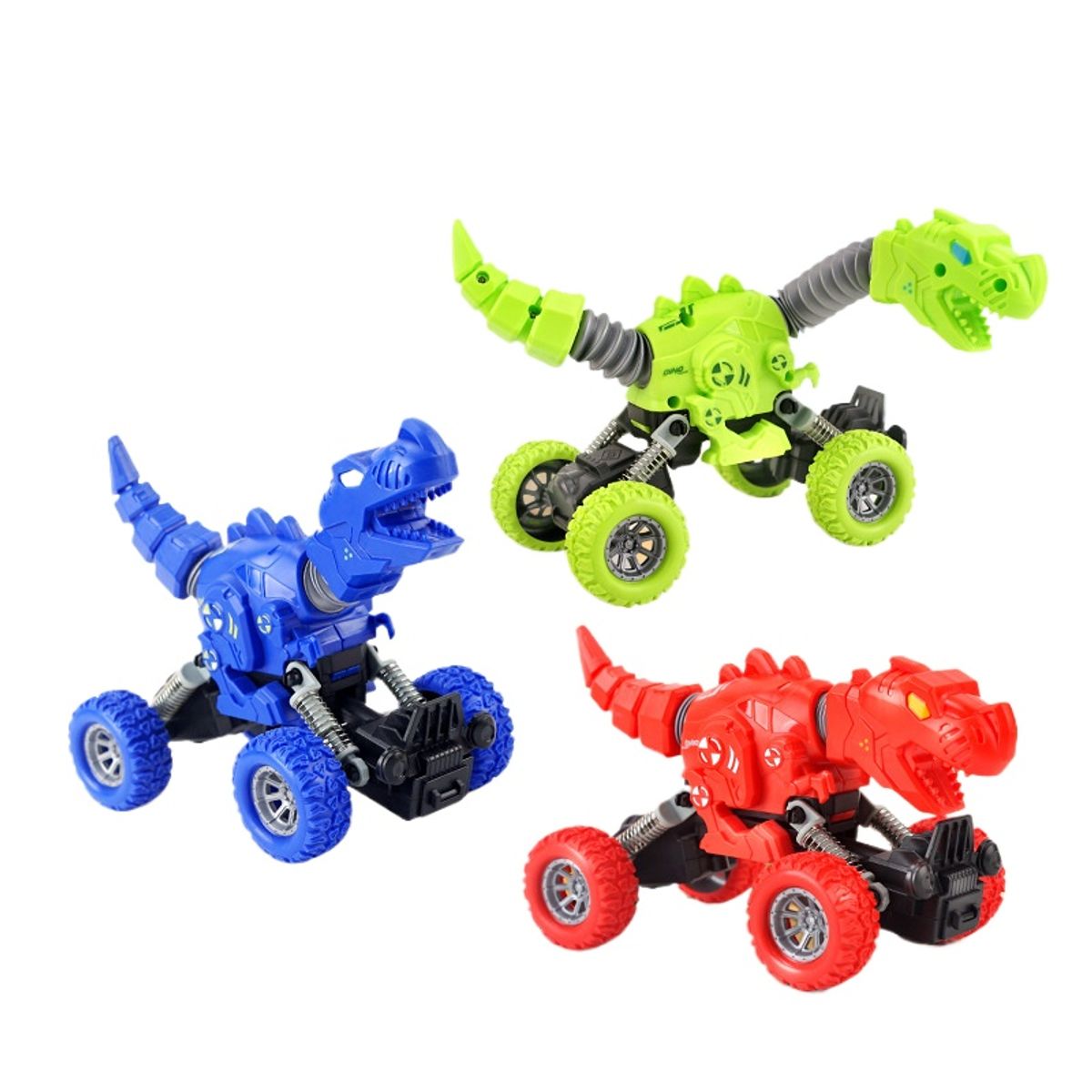 TIOZONEY - Coche de juguete dinosaurio 3pcs