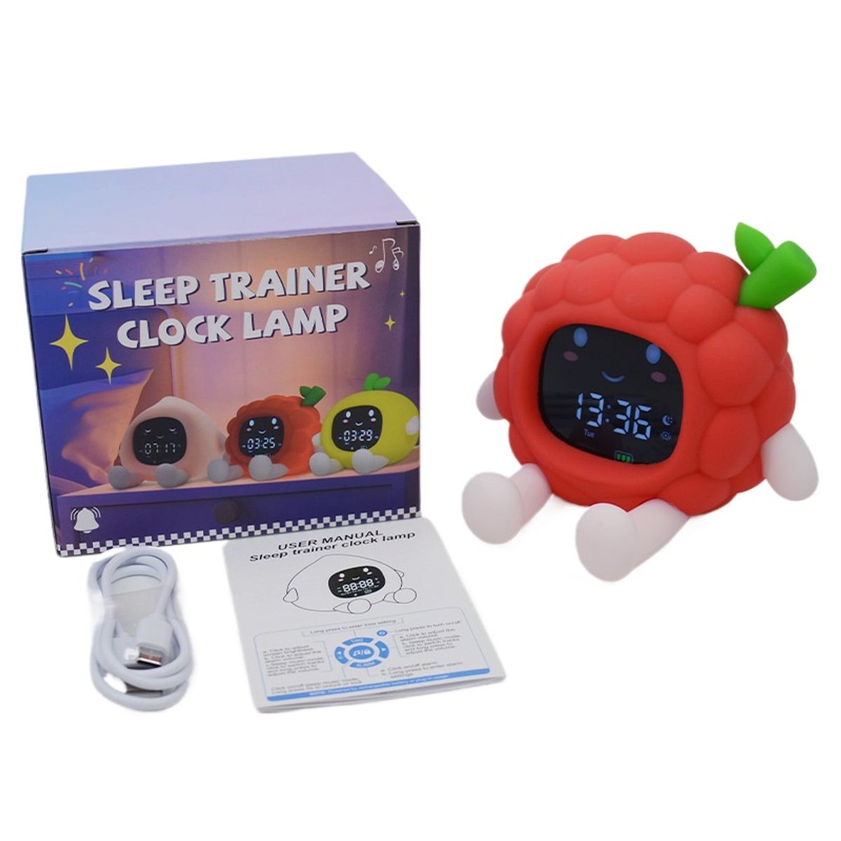 TIOZONEY - Despertador de animales luminoso