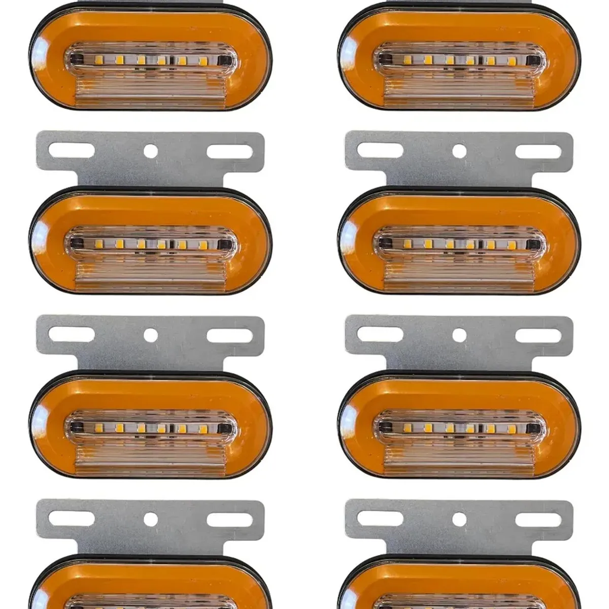 KUANGYE - Foco Farol Led Lateral Bicolor 12 o 24v Camión 8 Unid