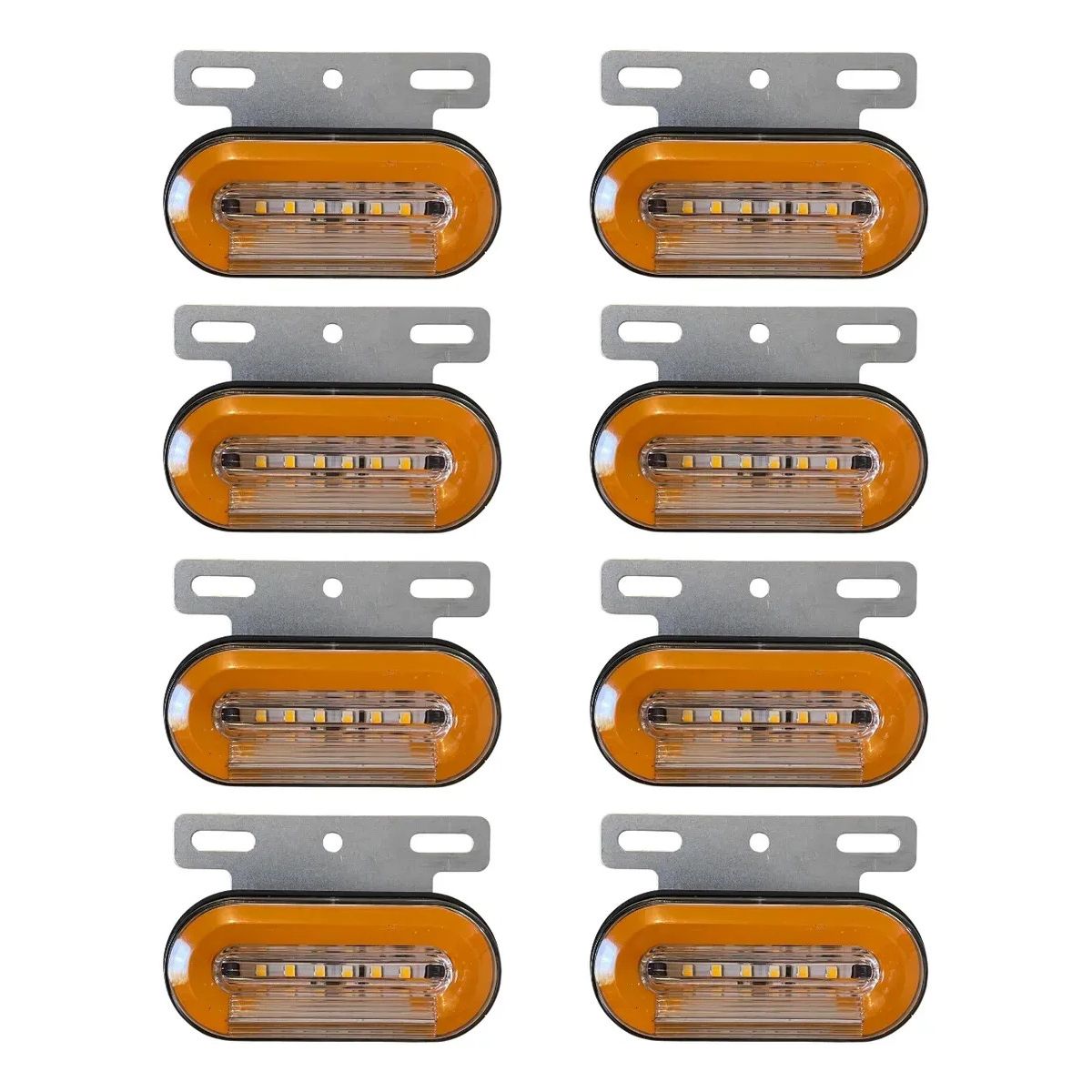 KUANGYE - Foco Farol Led Lateral Bicolor 12 o 24v Camión 8 Unid