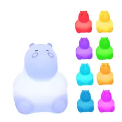 TIOZONEY - Lámpara de mesa de animales Hipopótamo