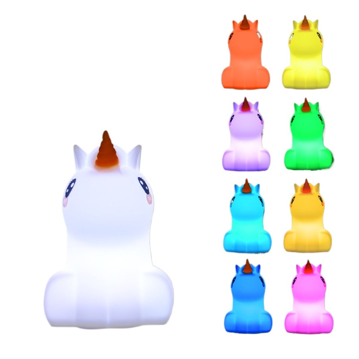 TIOZONEY - Lámpara de mesa de animales Unicornio