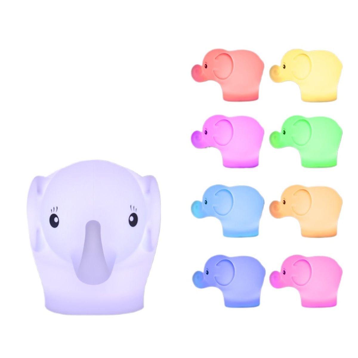 TIOZONEY - Lámpara de mesa de animales Elefantes