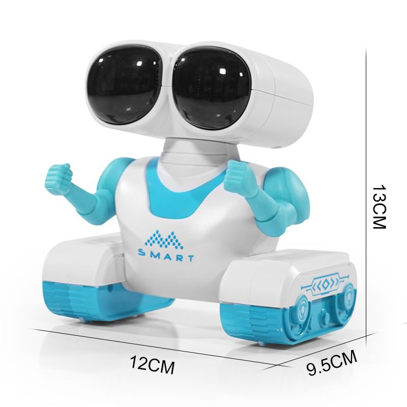 DANWEILE - Robot eléctrico con control remoto para niños - Azul
