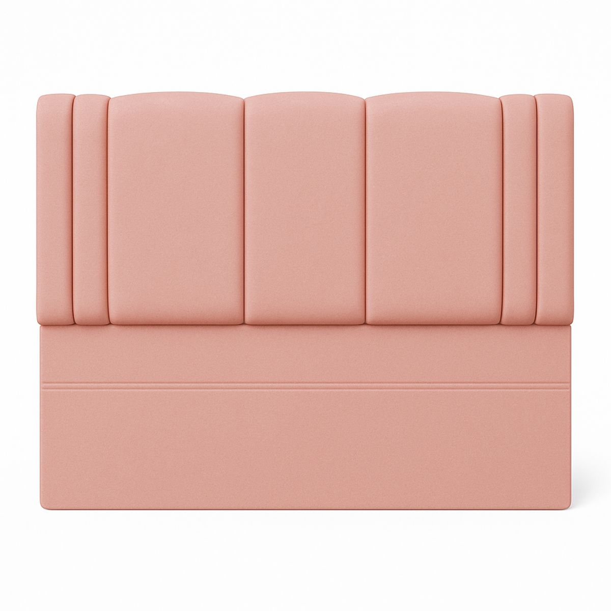 GENERICO - Respaldo De Cama 2 Plazas Milano Rosado