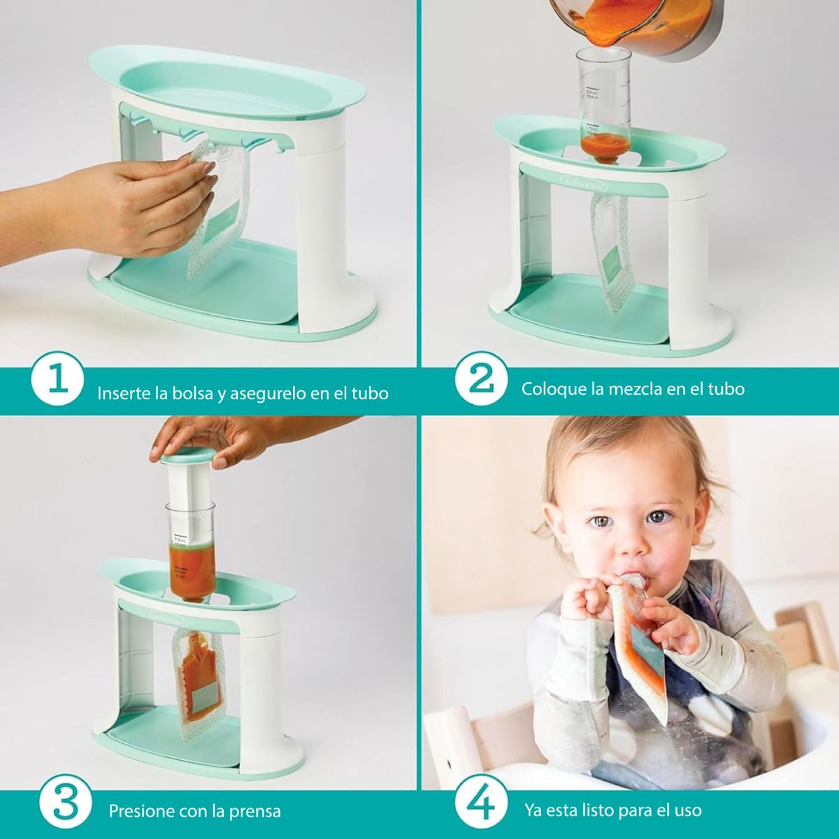 INFANTINO - Dispensador de compota Squeeze Station