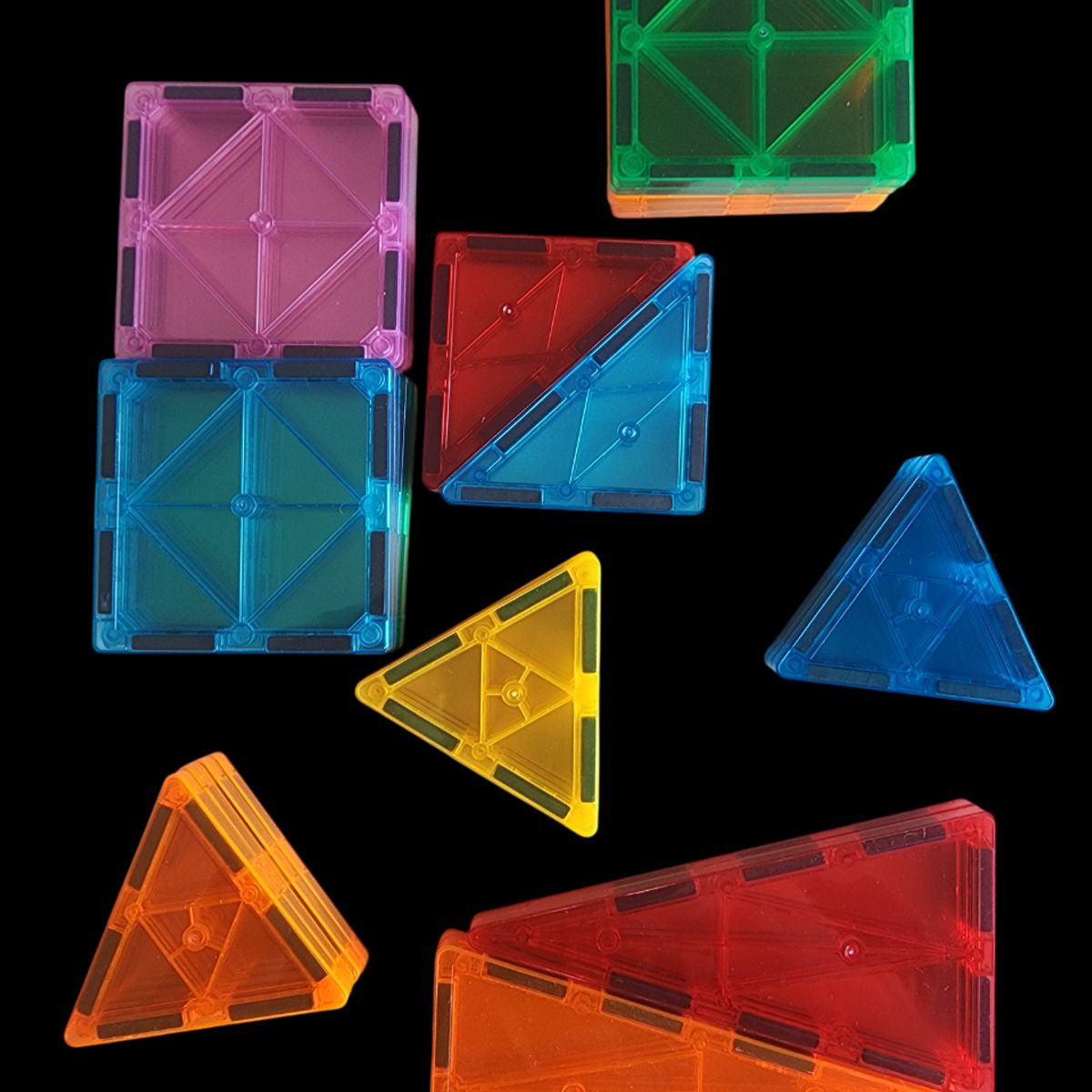 GENERICO - Set De Construcción Azulejos Magnéticos 120 Piezas En Caja