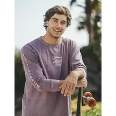 MAUI AND SONS - Polera ML Mesuf Burdeo Hombre