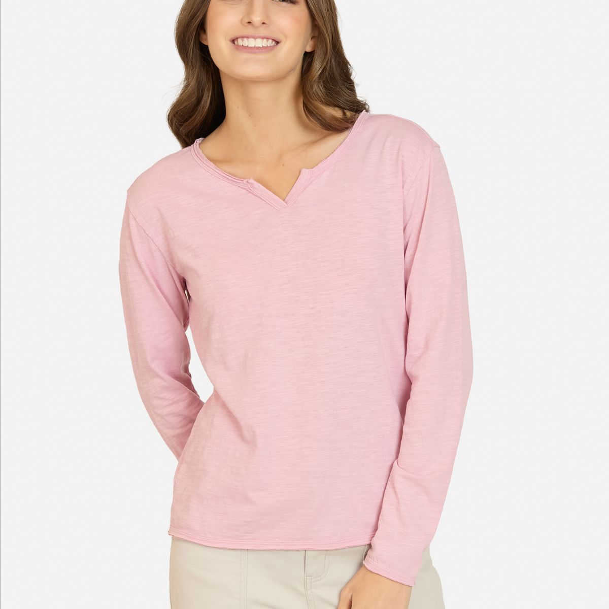 MAUI AND SONS - Polera ML Kalani Rosado Mujer Maui And Sons - Rosa
