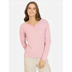 MAUI AND SONS - Polera ML Kalani Rosado Mujer - Rosa